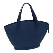 Pre-owned Leather shoulder-bags Louis Vuitton Vintage , Blue , Dames