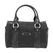 Pre-owned Canvas handbags Bvlgari Vintage , Black , Dames