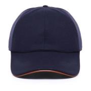 Blauwe Katoenen Baseballpet Eleventy , Blue , Heren