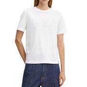 Witte T-shirts en Polos Regular Fit Max Mara , White , Dames