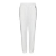 Witte Joggers met Logo Borduursel Ermenegildo Zegna , White , Heren