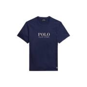 Klassiek Crew Neck T-Shirt Ralph Lauren , Blue , Heren