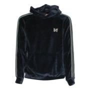 Blauwe hoodie met voorzak Needles , Blue , Heren