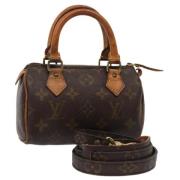 Pre-owned Canvas louis-vuitton-bags Louis Vuitton Vintage , Brown , Da...