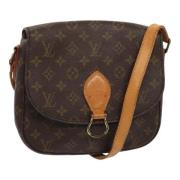 Pre-owned Canvas louis-vuitton-bags Louis Vuitton Vintage , Brown , Da...