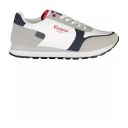 Stijlvolle Witte Polyester Sneaker voor Heren Carrera , Gray , Heren