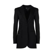 Kleding Klassieke Jas Pinko , Black , Dames