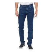 Blauwe Denim Regular Fit Jeans Bugatti , Blue , Heren