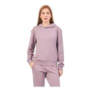 Roze hoodie met voorlogo Emporio Armani , Pink , Dames