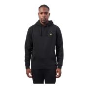 Zwarte hoodie met kangoeroezak Lyle & Scott , Black , Heren