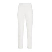 Witte stijlvolle broek voor vrouwen Brunello Cucinelli , White , Dames