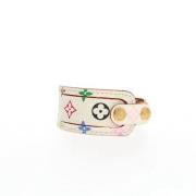 Pre-owned Leather bracelets Louis Vuitton Vintage , White , Dames