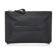 Zwarte leren clutch tas Tom Ford , Black , Heren