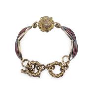 Pre-owned Metal bracelets Gucci Vintage , Yellow , Dames