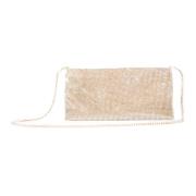 Kristal Schoudertas Zand Mesh Benedetta Bruzziches , Beige , Dames