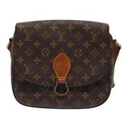 Pre-owned Canvas louis-vuitton-bags Louis Vuitton Vintage , Brown , Da...