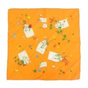 Pre-owned Canvas scarves Hermès Vintage , Multicolor , Dames