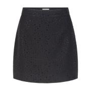 Strass Versierde Rok Aaiko , Black , Dames