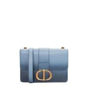 Pre-owned Leather dior-bags Dior Vintage , Blue , Dames