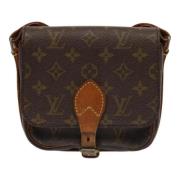 Pre-owned Canvas louis-vuitton-bags Louis Vuitton Vintage , Brown , Da...