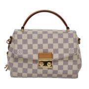 Pre-owned Canvas louis-vuitton-bags Louis Vuitton Vintage , White , Da...