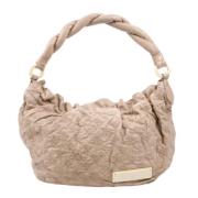 Pre-owned Leather handbags Louis Vuitton Vintage , Beige , Dames