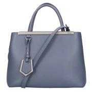 Pre-owned Leather fendi-bags Fendi Vintage , Blue , Dames