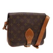 Pre-owned Canvas shoulder-bags Louis Vuitton Vintage , Brown , Dames