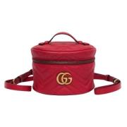 Pre-owned Leather gucci-bags Gucci Vintage , Red , Dames