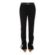 Stijlvolle Broek voor Vrouwen Elisabetta Franchi , Black , Dames