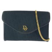 Pre-owned Canvas crossbody-bags Dior Vintage , Black , Dames