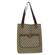 Pre-owned Leather gucci-bags Gucci Vintage , Beige , Dames