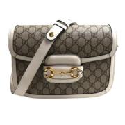 Pre-owned Canvas gucci-bags Gucci Vintage , Beige , Dames