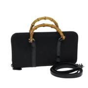 Pre-owned Nylon gucci-bags Gucci Vintage , Black , Dames