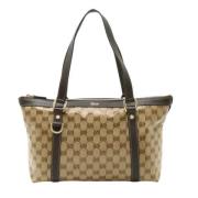 Pre-owned Canvas gucci-bags Gucci Vintage , Brown , Dames