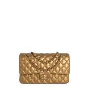 Pre-owned Leather chanel-bags Chanel Vintage , Yellow , Dames