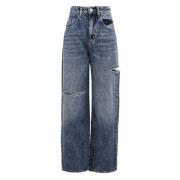 Los Angeles Poppy Dark Jeans Icon Denim , Blue , Dames