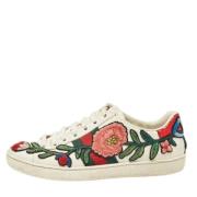 Pre-owned Leather sneakers Gucci Vintage , Multicolor , Dames