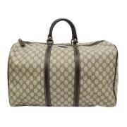 Pre-owned Canvas gucci-bags Gucci Vintage , Beige , Dames