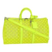 Pre-owned Canvas louis-vuitton-bags Louis Vuitton Vintage , Yellow , D...