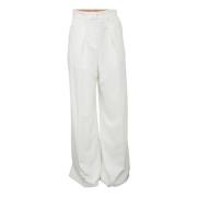 hun's pick tailored pants Bianco Karl Lagerfeld , White , Dames