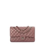 Pre-owned Leather chanel-bags Chanel Vintage , Pink , Dames