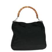 Pre-owned Nylon gucci-bags Gucci Vintage , Black , Dames