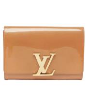 Pre-owned Leather clutches Louis Vuitton Vintage , Pink , Dames