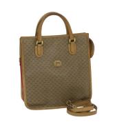 Pre-owned Leather gucci-bags Gucci Vintage , Beige , Dames