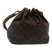 Pre-owned Canvas shoulder-bags Louis Vuitton Vintage , Brown , Dames