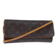 Pre-owned Canvas louis-vuitton-bags Louis Vuitton Vintage , Brown , Da...