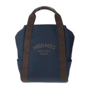 Pre-owned Leather backpacks Hermès Vintage , Blue , Dames