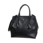 Pre-owned Leather prada-bags Prada Vintage , Black , Dames