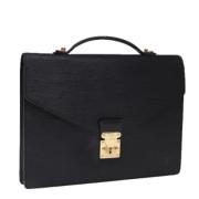 Pre-owned Leather louis-vuitton-bags Louis Vuitton Vintage , Black , D...